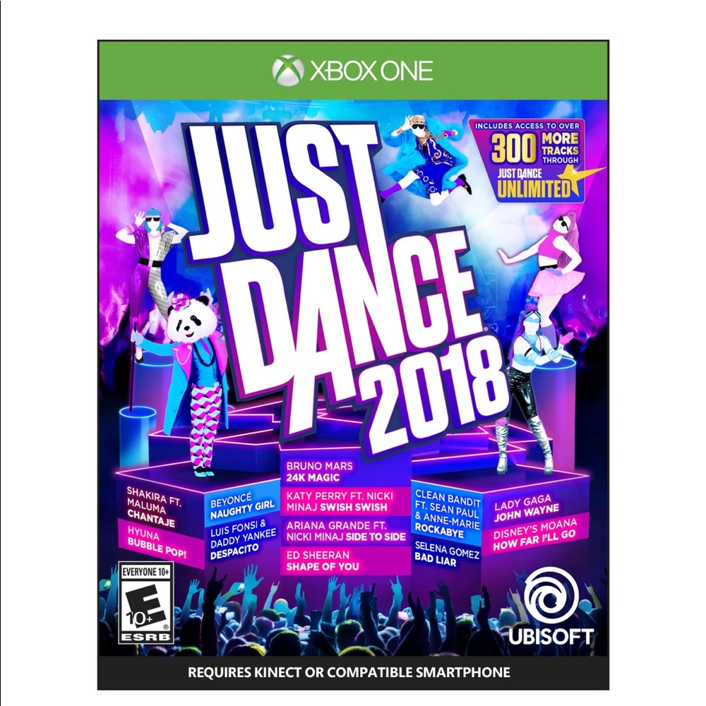 Just Dance 2018, Ubisoft, Xbox One, 887256028664